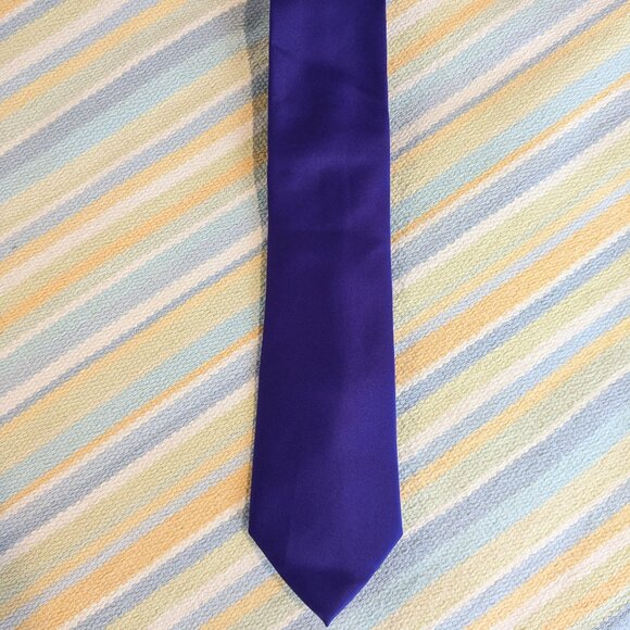 🛍️ BUNDLE ONLY • Antonio Ricci Purple Tie - Picture 1 of 4